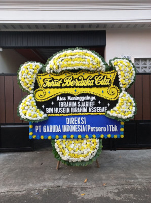 Papan Bunga Duka di Sembakung Atulai